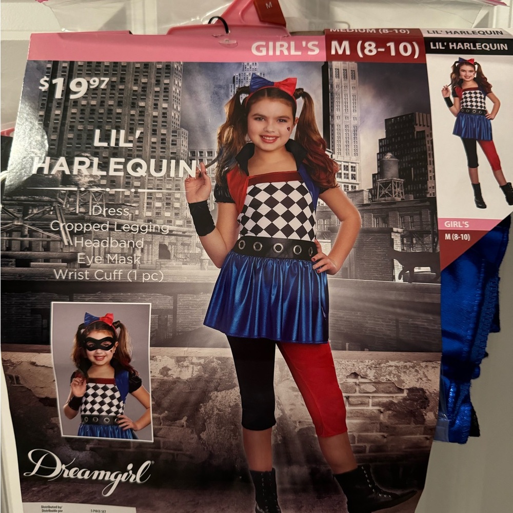 Lil Harlequin costume